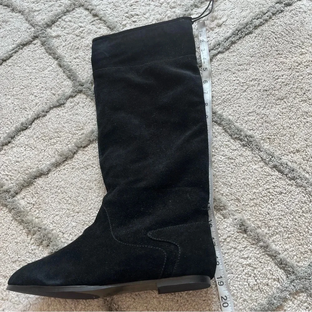 Brigitte Bailey boots Mack tall knee high leather suede black new in box 9